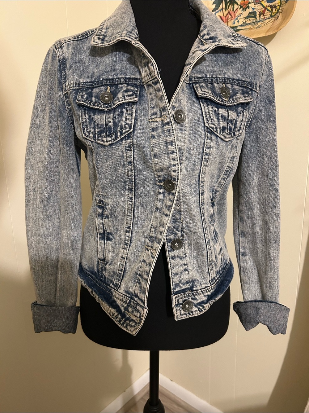Acid washed Denim Jacket